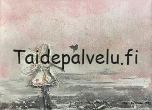 Virpi Mäkinen Tyttö ja lintu