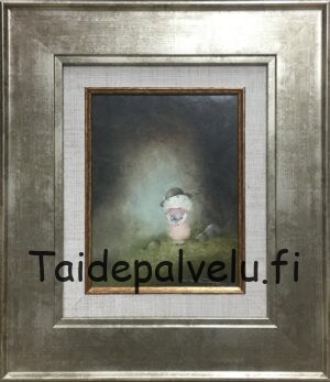 Jari Rytsälä Tyttö ja kukkakimppu