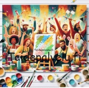 Etusivu 7 Taidepalvelu Paint&Party Maalaustyöpaja